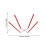 2 chiffon cake cooling racks, foldable silicone 2