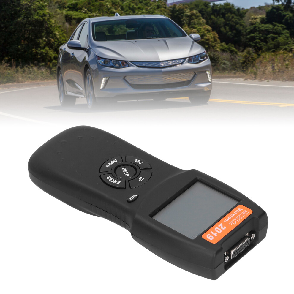 Car Diagnostic Scanner D900, Obd2 Eobd Can Fault Code Reader, Black 8721360289189