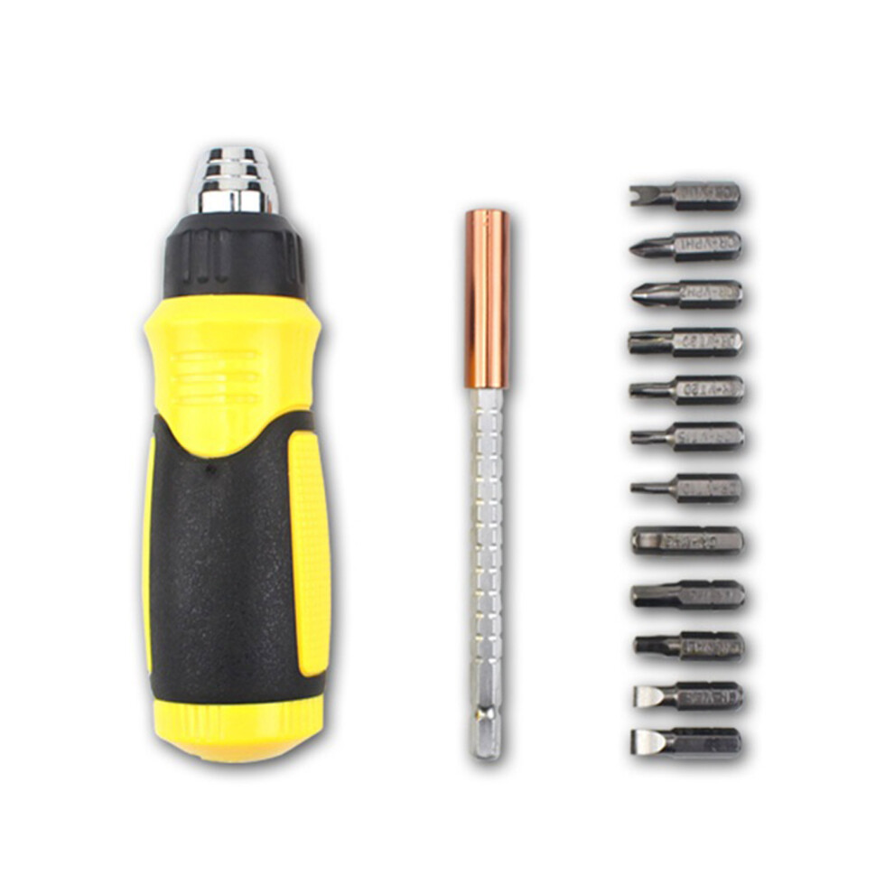 12 In 1 Ratchet Screwdriver Magnetic For Head Telescopic 7696000261072