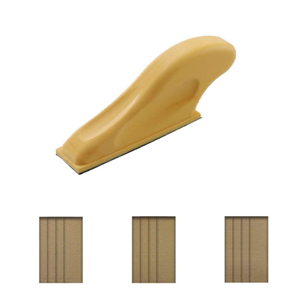 Hand Sanding Block For Hook Loop Sandpaper Hand Pad Polishing-C 7696000260952