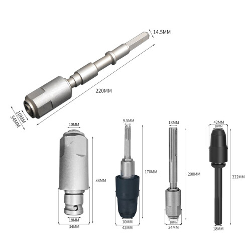 Electric Hammer Drill Bits Adapter Converter-      D 2