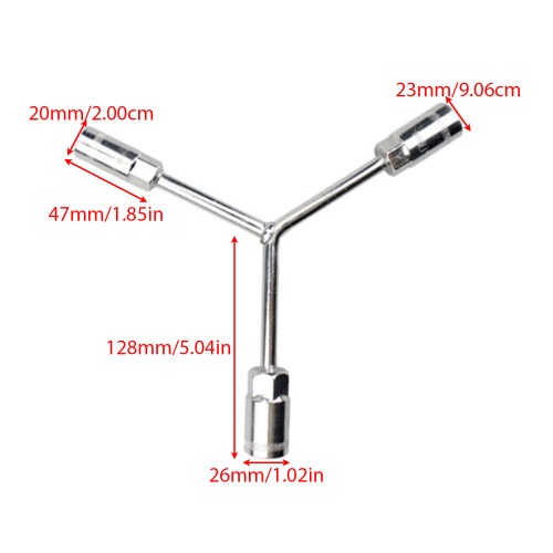 Y Type 3 Way Socket Wrench High Hardness Spanner Manual-4 1