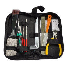Guitar Repairing Tool Kit 15 Pcs String Organizer Fingerboard