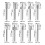1/8''(3mm) Shank HSS Rotary Router Bits Tool -Titanium plating 3