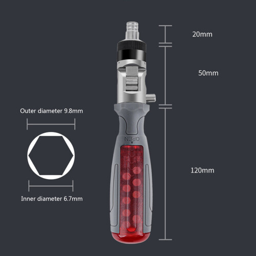 Multi Angle Ratchet Screwdriver with 10-Folding multi angle 2