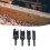 4Pcs Multifunctional Sturdy Wooden Plug Hole Cutter Bit Kit Cork 6