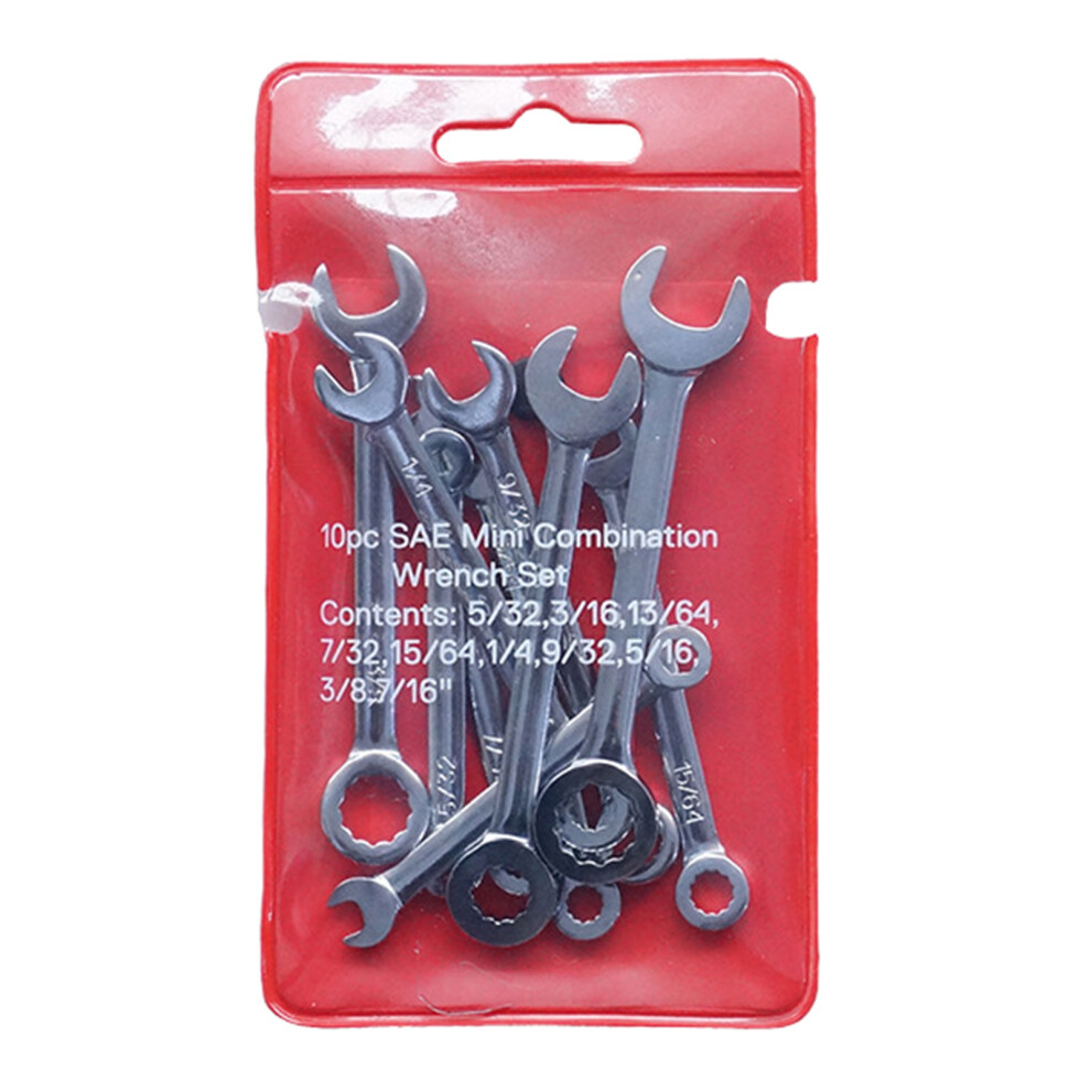 10Pcs Metric/Inch Mini Wrench 4-11Mm Mirror Throw Open-British 7696000264219