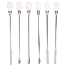 Cuillères à cire pour appliquer des tampons, 6 assorties