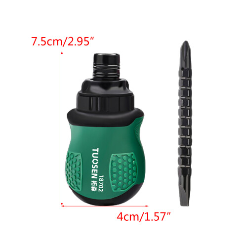 Dual for Head Ratchet Screwdriver Set Durable-   18788 2