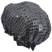 Wasserdichte Duschhaube mit Paillettenstoff und PEVA-Spa-Hut für Herren