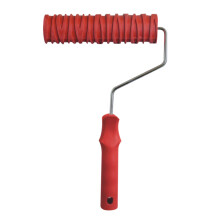 Practical Paint Roller 7'' Grain Pattern Rubber Roller DIY Wall