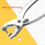 Grommet Tool Kit Interchangeable for Head Punch Rivet Pliers for 7