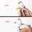 Grommet Tool Kit Interchangeable for Head Punch Rivet Pliers for 5
