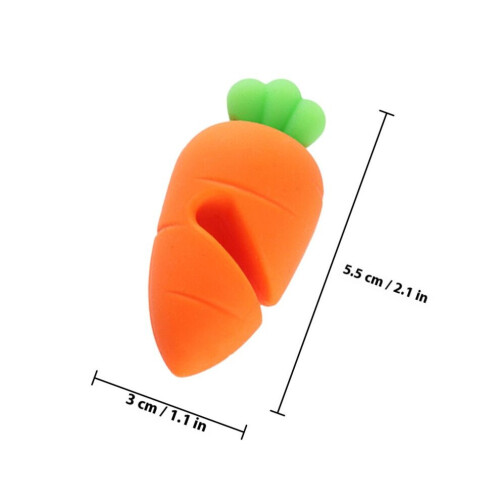 Couvercles étanches pour casseroles, en silicone orange, lot de 6 1
