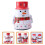 Kerst snoepblik, feestbewaardoos, geschenkblik 2