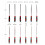 File Set with Carry for Case Flat Half Round Round for Triangle 3