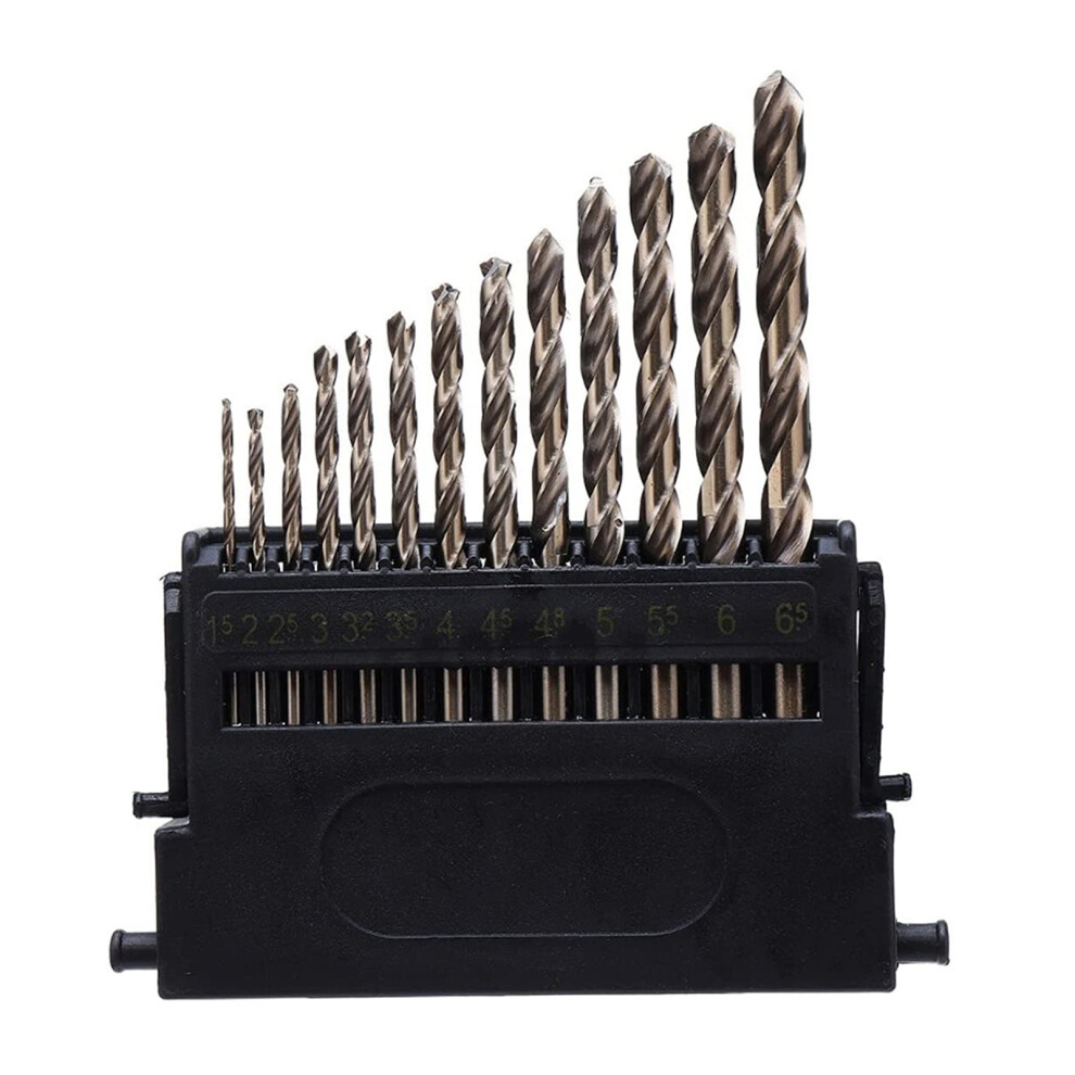13 Pieces Hss-Co Cobalt Twist Drill Spiral Drill Bit M35 Wear 7696000264646
