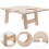 Table à vin, table de pique-nique, support de plage, pliable, colorée 2