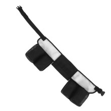 Bolsa de herramientas para la cadera, cinturón de electricista, negra, poliéster, 1 juego