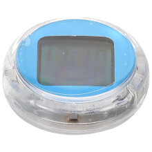 Wunderschöne Instrumententafel, kleine Digitaluhr, Himmelblau