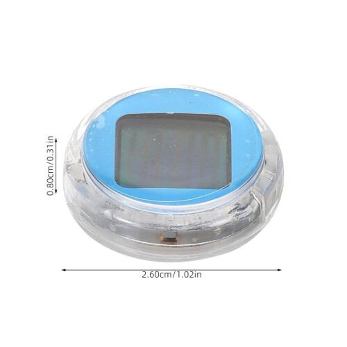 Worgeous Instrument Panel Small Digital Clock Sky Blue 1