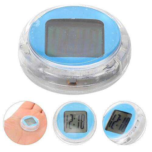 Worgeous Instrument Panel Small Digital Clock Sky Blue 2