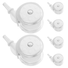 Worgeous 6-delige set vervangingswielen voor kinderwagen, robuust, 9,00 x 6,00 x 4,20 cm