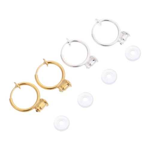 Worgeous 6 Paar Clip-Ohrringe, Party-Clips, geruchsneutral