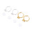 Worgeous 6 Paar Clip-Ohrringe, Party-Clips, geruchsneutral 5