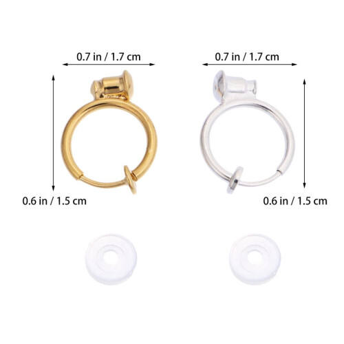 Worgeous 6 Paar Clip-Ohrringe, Party-Clips, geruchsneutral 1