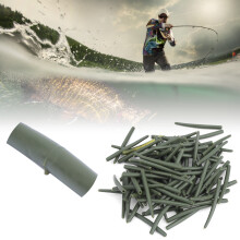 36MM Carp Fishing Rig Sleeves 100Pcs Anti-Tangle Terminal Connect Rubber Hose