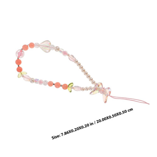 Armband mit Perlen, transparent, 1 7,9 x 0,2 x 0,2 1