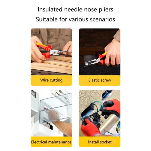 Precisely Engineered 150mm Insulated Needle Nose Pliers, 2