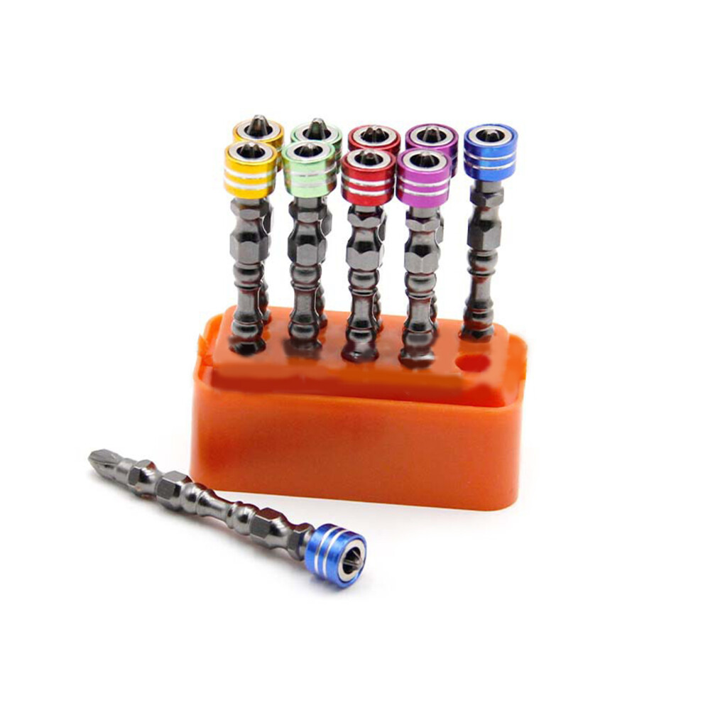 10Pcs Magnetic Cross Screwdriver Bit 65/150Mm Electrician-65Mm 7696000250595