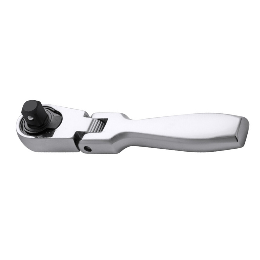 2 In 1 Flexible Head Wrench Steel Industrial Grade Ratcheting 7696000252353