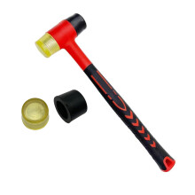 Essential Tool Versatile Soft Mallet for Construction-Red