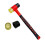 Essential Tool Versatile Soft Mallet for Construction-Red 1