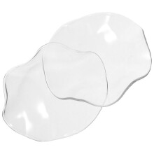 2 transparente Schalen für ätherische Öle, Duftölteller