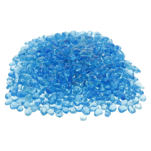 Aquarium mit zerkleinerten Edelsteinen als Füllmaterial 2