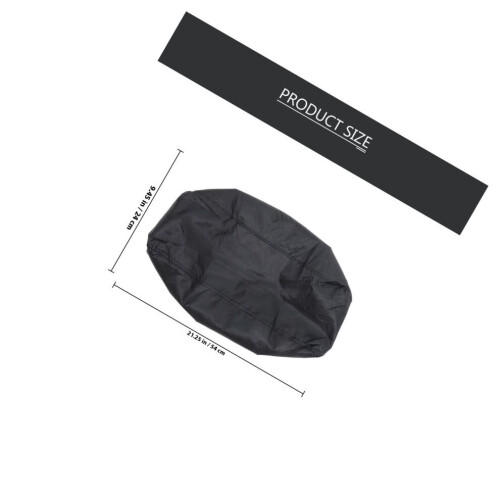 1 housse de protection motorisée, étanche, noire 1