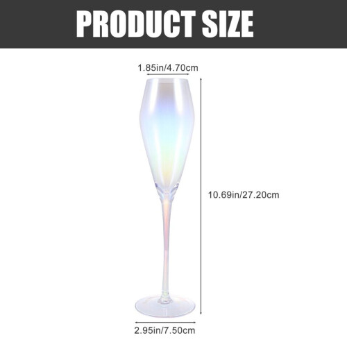 1 farbenfrohes Weinglas, Champagnerglas, edles Cocktailglas 1