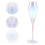 1 farbenfrohes Weinglas, Champagnerglas, edles Cocktailglas 4