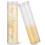 2 transparent cylindrical cookie containers, airtight with lids 1