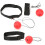 3Pcs Boxing Headmounted Ball Set, Red, 67cm Webbing, 140g 15