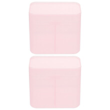 2 Aufbewahrungsboxen für Maniküre-Werkzeuge, Wattebeutel für Nagelkunst
