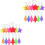 2 Children's Safety Reflectors for Backpack and Keyring 3