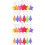 2 Children's Safety Reflectors for Backpack and Keyring 5