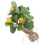 2 ramas de limón artificiales para decoración floral y 1