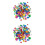 2 Party Shiny Sequins for Crafting Glitter Carnival 5