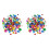 2 Party Shiny Sequins for Crafting Glitter Carnival 2